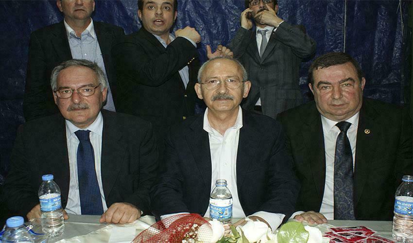 Kemal Kılıçdaroğlu, Dr. Haluk Koç ve İhsan Kalkavan ile birlikte