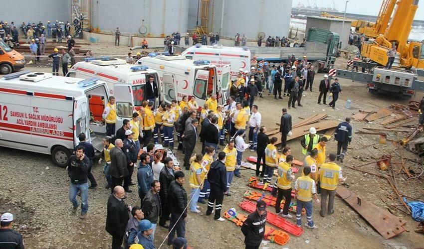 Samsun Eti Bakır İşletmelerinde Kaza