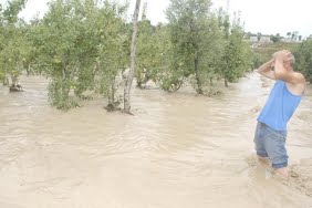 Atakum'da sel felaketi