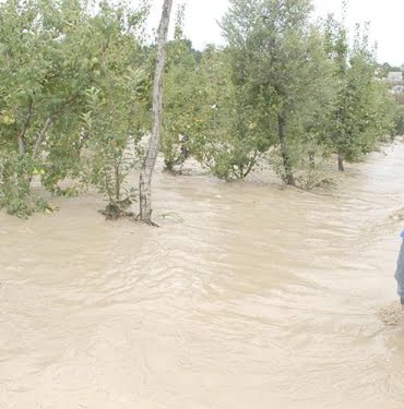 Atakum'da sel felaketi