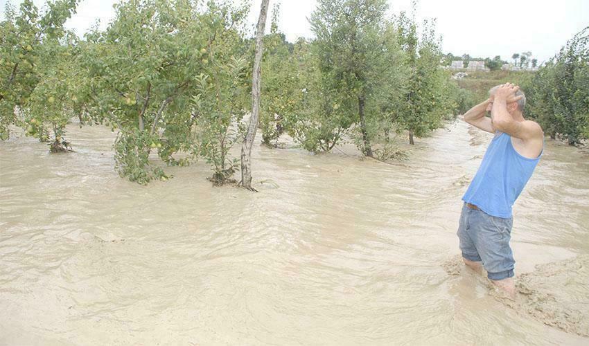Atakum'da sel felaketi