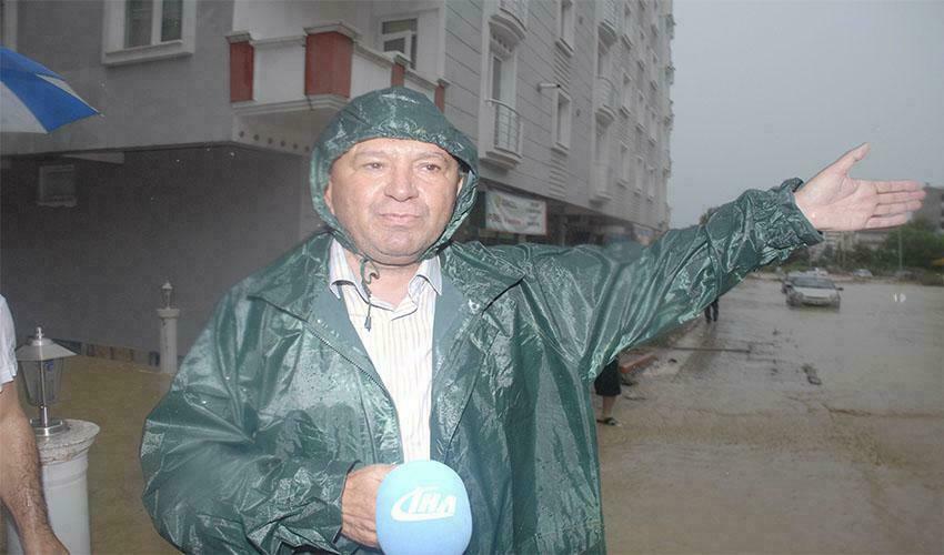 Atakum'da sel felaketi