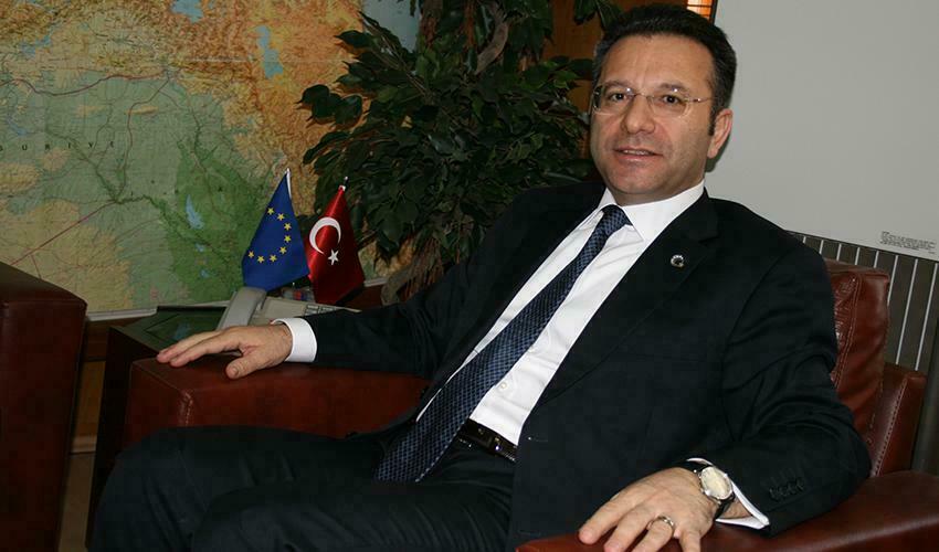 Vali Hüseyin Aksoy ile lojistik merkezi röportajı