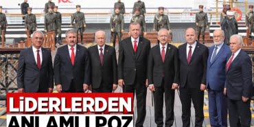 LİDERLERDEN ANLAMLI POZ - 19 mayıs 1919