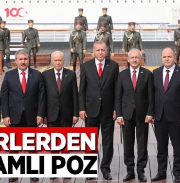 LİDERLERDEN ANLAMLI POZ - 19 mayıs 1919