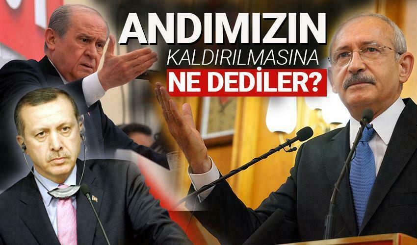 ANDIMIZIN KALDIRILMASINA NE DEDİLER