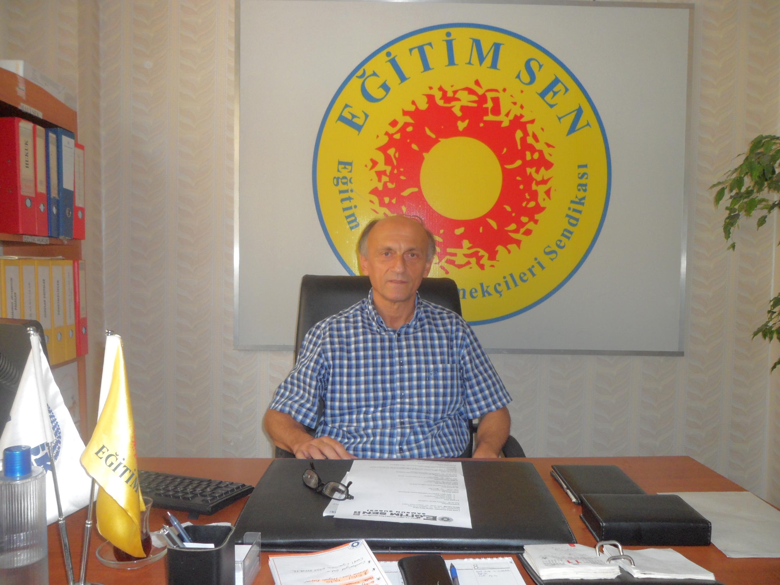 Eğitim Sen Samsun Şube Başkanı Metin Erol