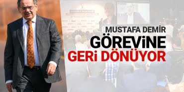 Başkan Demir görevine dönüyor