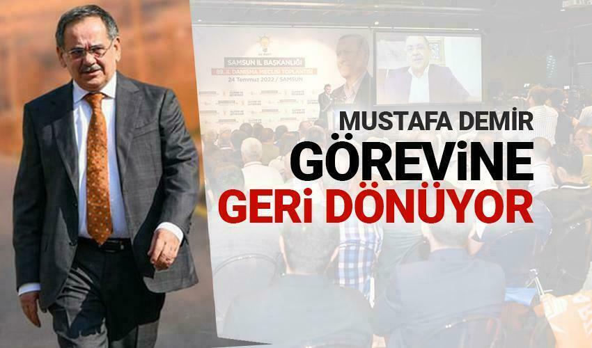 Başkan Demir görevine dönüyor