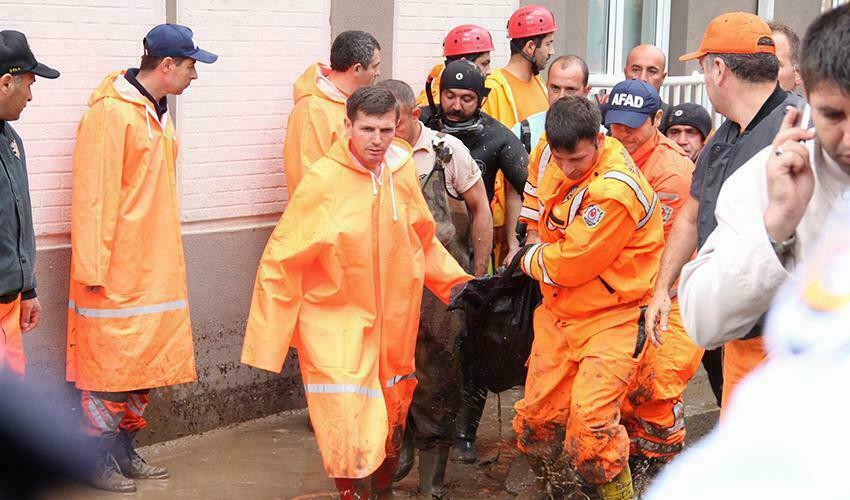 Samsun'da sel felaketi