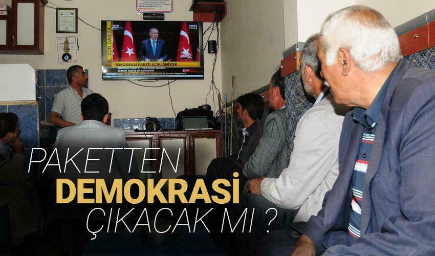 Paketten demokrasi mi çıkacak?