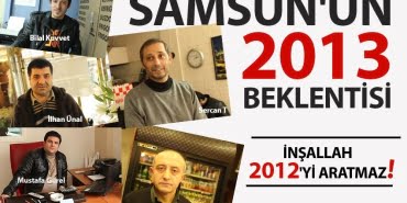 Samsun'un 2013 beklentisi