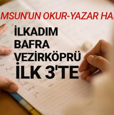 Samsun'un okur-yazar haritası
