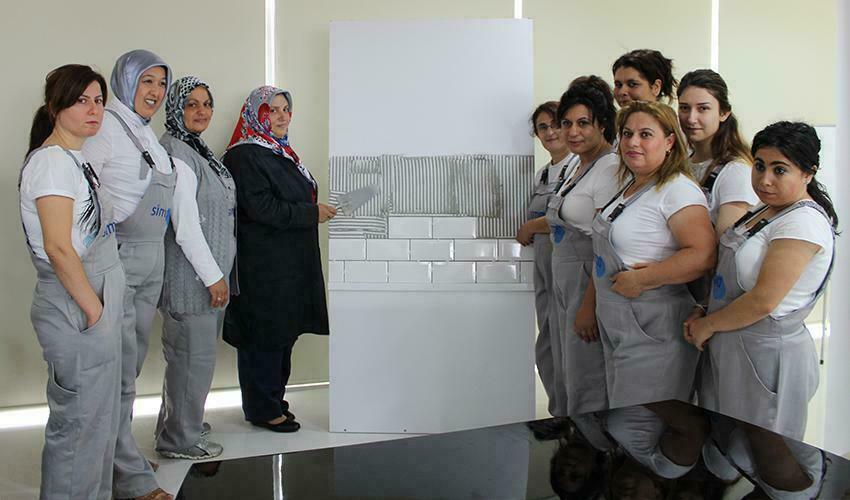 Samsun kadın seramik, duvar kağıdı ve ahşap döşeme ustaları