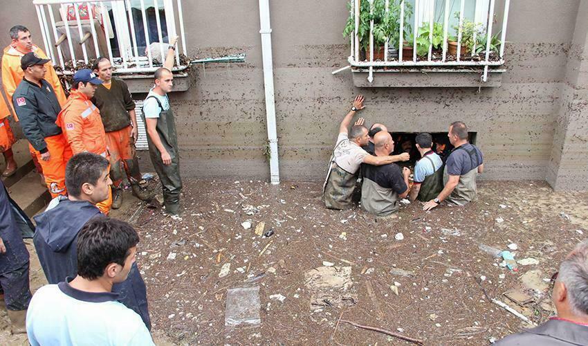 Samsun'da sel felaketi