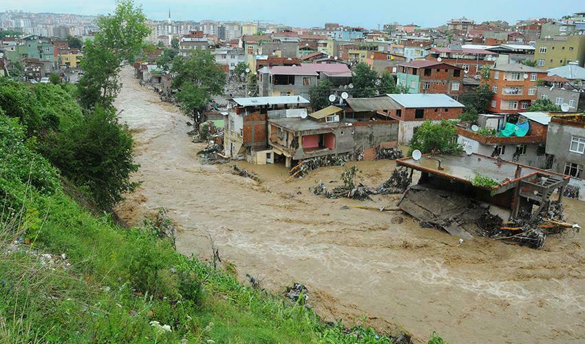 Samsun'da sel felaketi