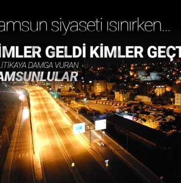 Politikaya damga vuran Samsunlular