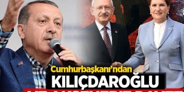 Erdoğan'dan Kılıçdaroğlu ve Akşener'e davet