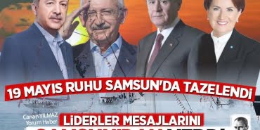 Samsun'dan ANADOLU'ya bir güneş doğdu