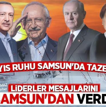 Samsun'dan ANADOLU'ya bir güneş doğdu
