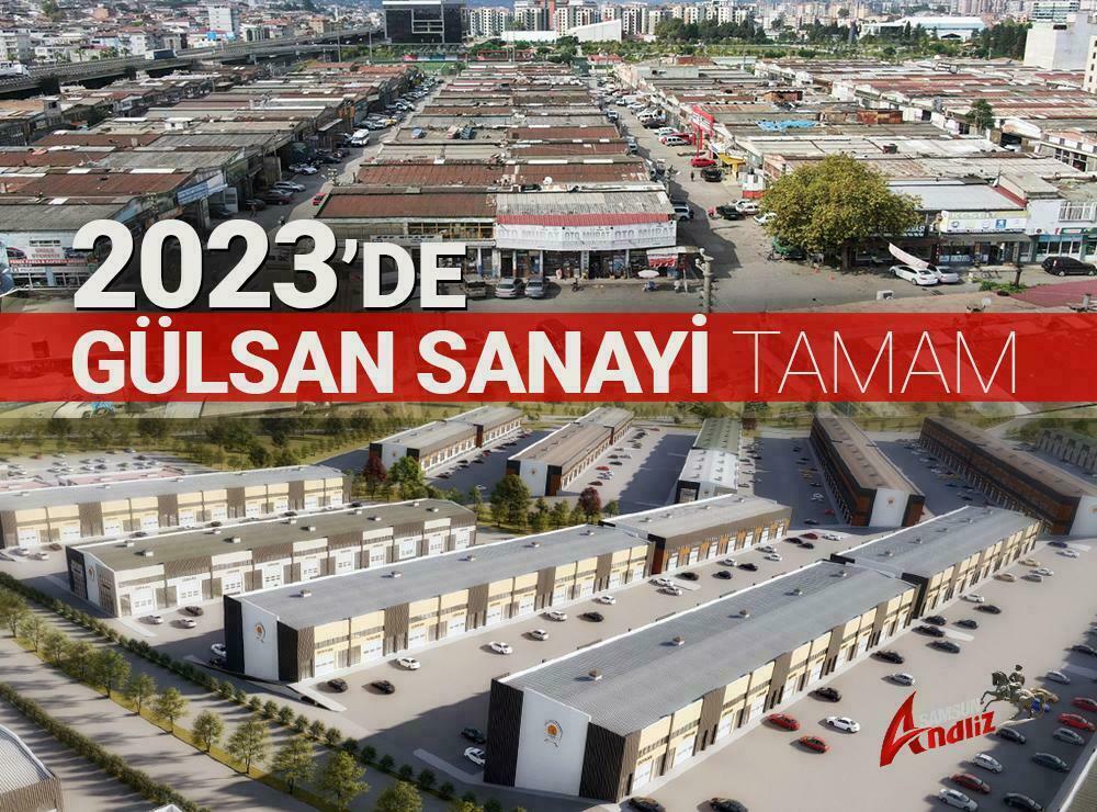 Gülsan Sanayi Sitesi’nin yüzde 50’si tamam