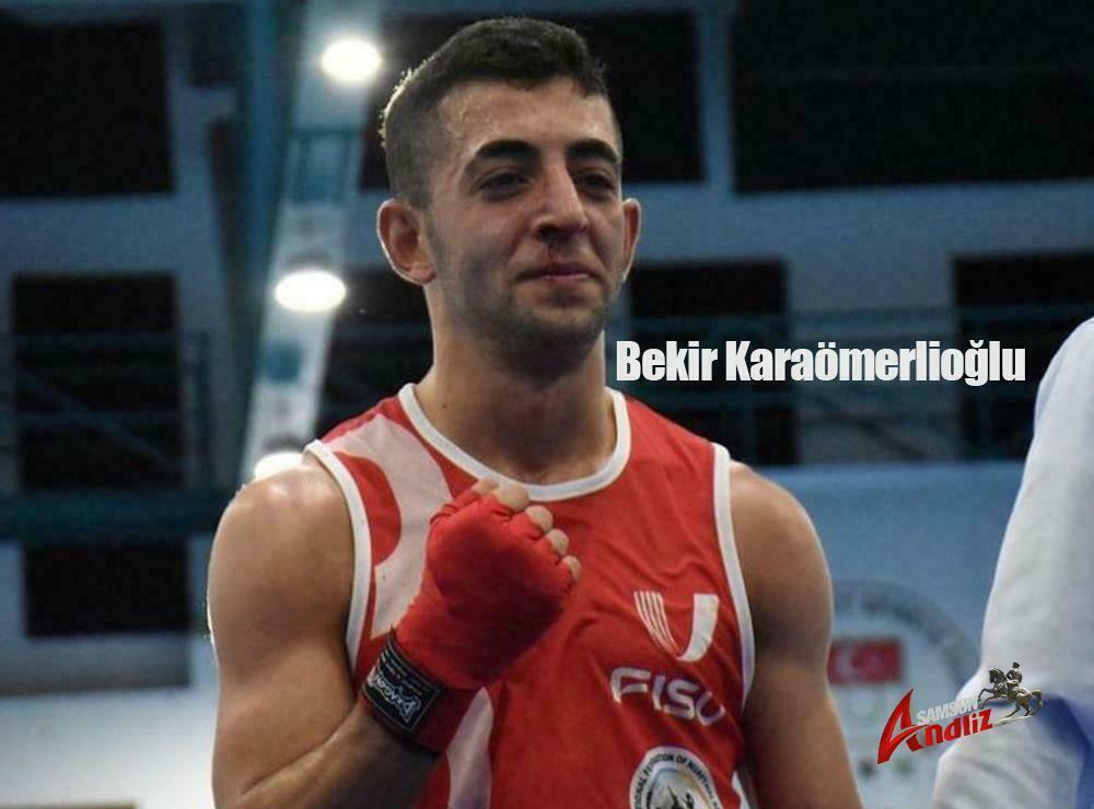 Samsunlu Milli Sporcu Bekir Karaömerlioğlu
