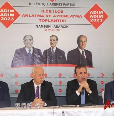 MHP heyeti Samsun'da vatandaşla buluştu!