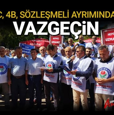 Öğretmenler isyanda!