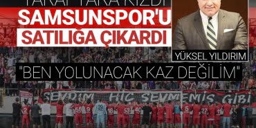 Samsunspor taraftarına sert tepki…