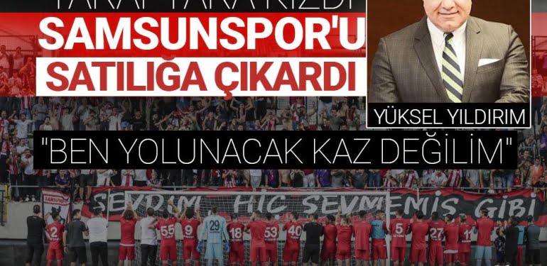 Samsunspor taraftarına sert tepki…