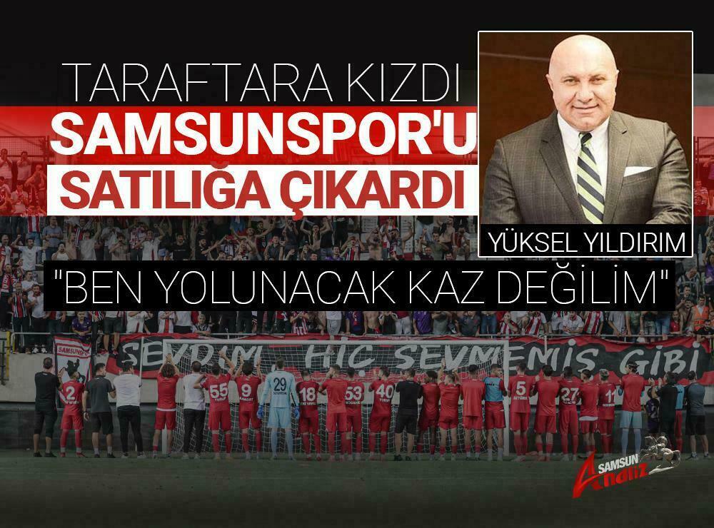 Samsunspor taraftarına sert tepki…