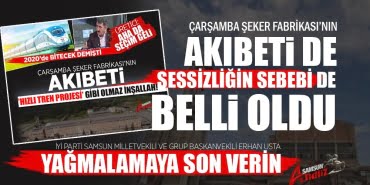 Çarşamba Şeker Fabrikası yağmalanıyor