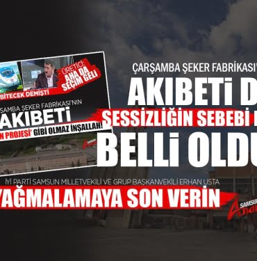 Çarşamba Şeker Fabrikası yağmalanıyor
