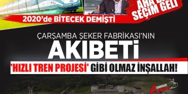 Çarşamba Şeker Fabrikası'nın akıbeti