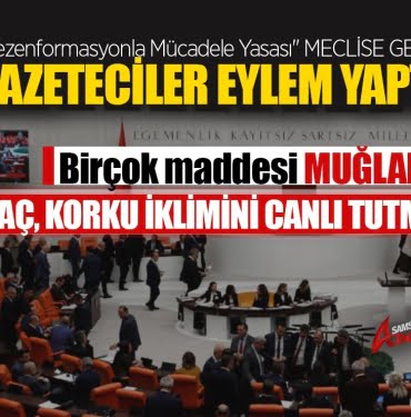 Gazetecilerin Dezenformasyonla Mücadele Yasası'na tepkileri sürüyor