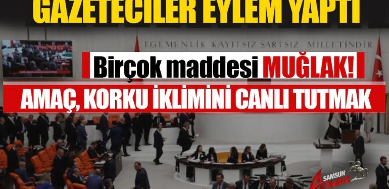 Gazetecilerin Dezenformasyonla Mücadele Yasası'na tepkileri sürüyor