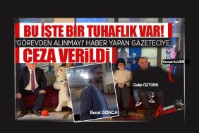 Haber yapan gazeteciye ceza verildi