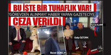 Haber yapan gazeteciye ceza verildi