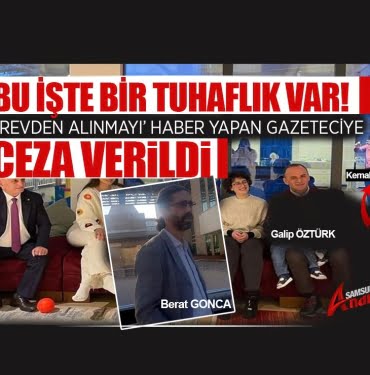 Haber yapan gazeteciye ceza verildi