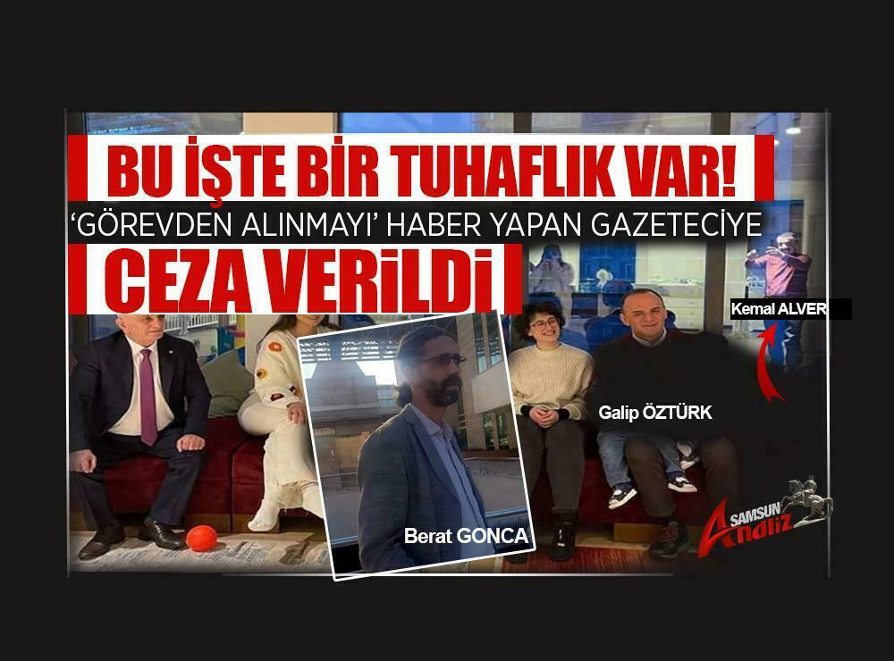 Haber yapan gazeteciye ceza verildi