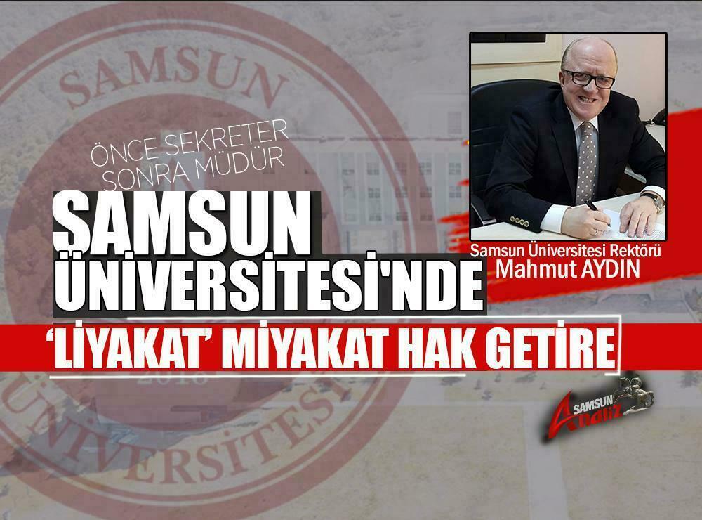 Samsun Üniversitesi'nde liyakat yok sayılmış