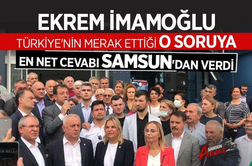 Samsun, bu ittifak için çok önemli…