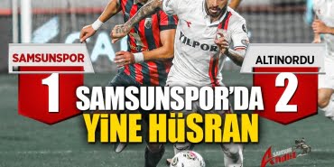 Samsunspor deplasmandan mağlup dönüyor