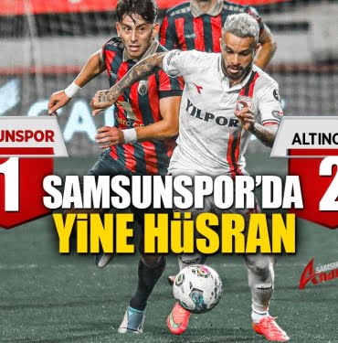 Samsunspor deplasmandan mağlup dönüyor