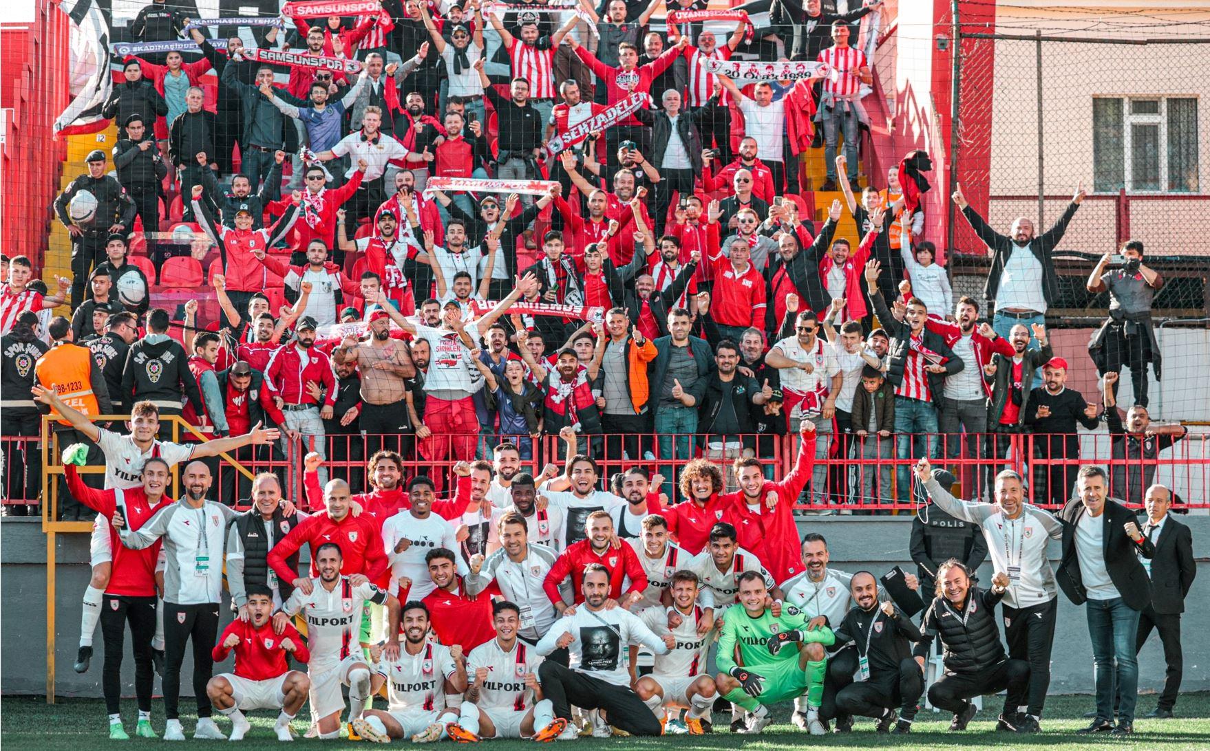 Samsunspor'da başarma mutluluğu