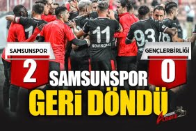 Samsunspor'un galibiyet hasreti son buldu