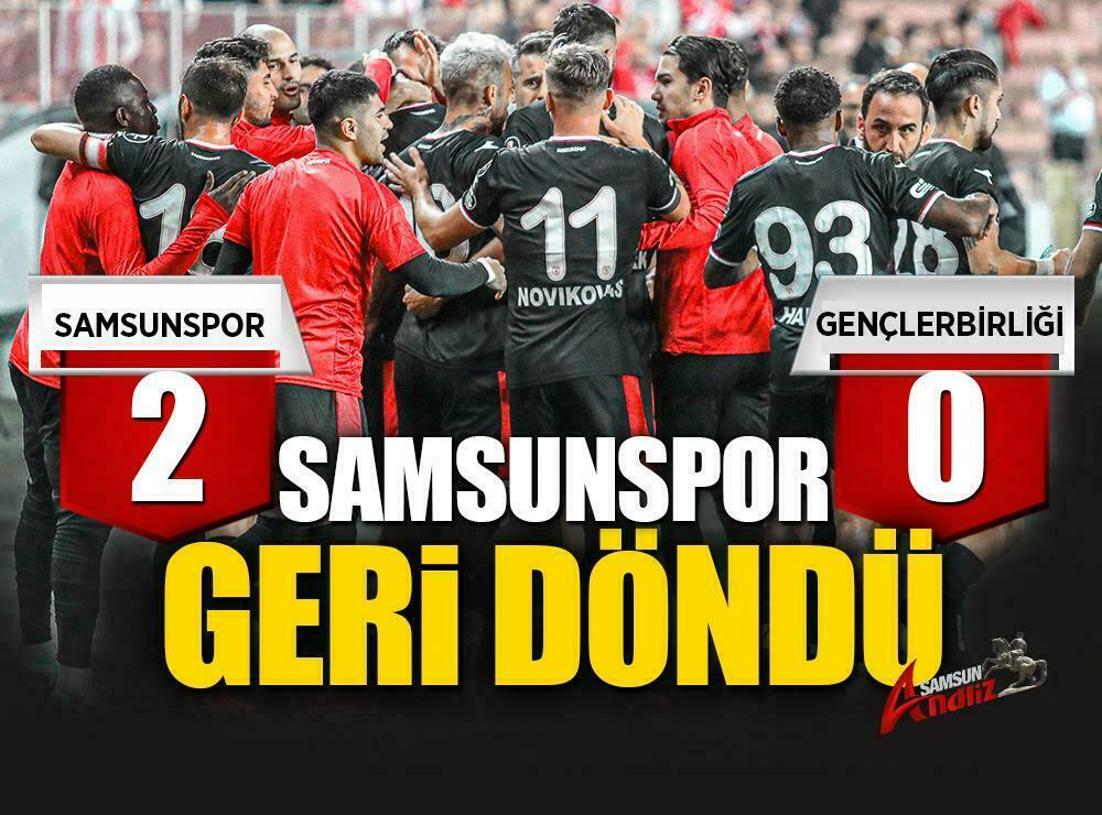 Samsunspor'un galibiyet hasreti son buldu