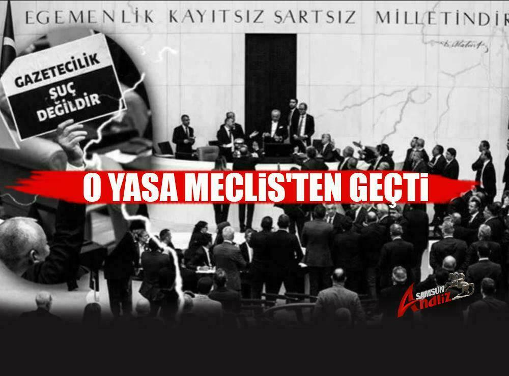 Sansür yasası Meclis’ten geçti