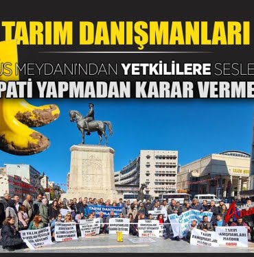 Tarım Danışmanları Ulus Meydanı'ndan