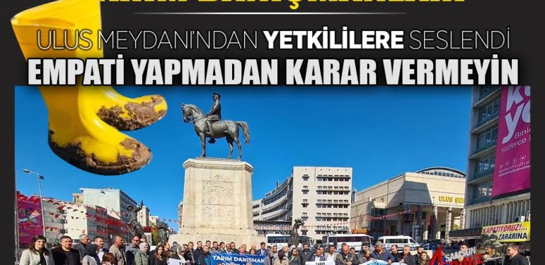 Tarım Danışmanları Ulus Meydanı'ndan